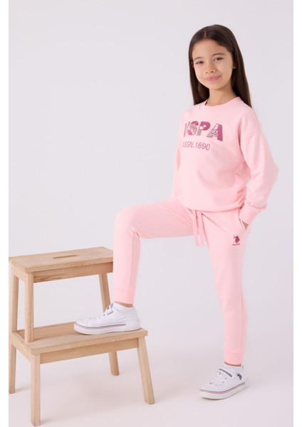 Kız Çocuk Eşofman Takımı Us1969 Pembe modelleri