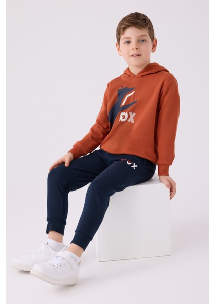 Erkek Çocuk Eşofman Takımı RP3431 Açık Tarçın modelleri