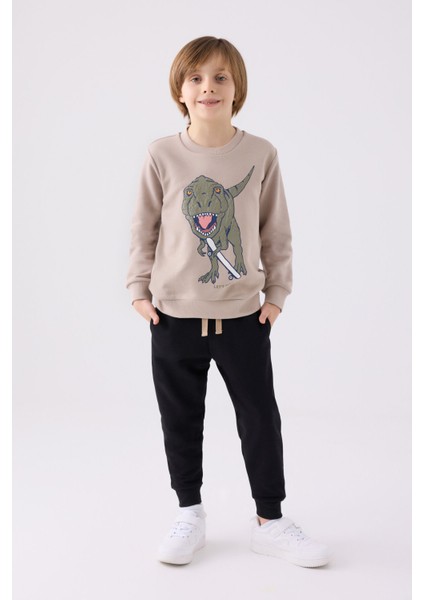 Erkek Çocuk Eşofman Takımı RP3430 Kum