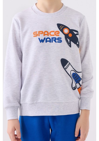 Erkek Çocuk Kar Melanj Eşofman Takımı fırsatları