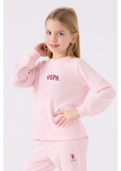 Kız Çocuk Uzun Kol Pijama Takım US1987 Açık Pembe fiyatları