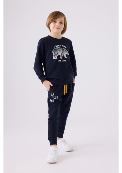 Erkek Çocuk Eşofman Takımı RP3453 Lacivert