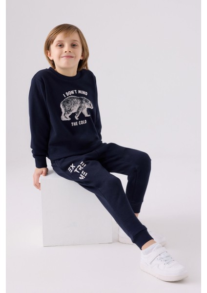 Erkek Çocuk Eşofman Takımı RP3453 Lacivert modelleri