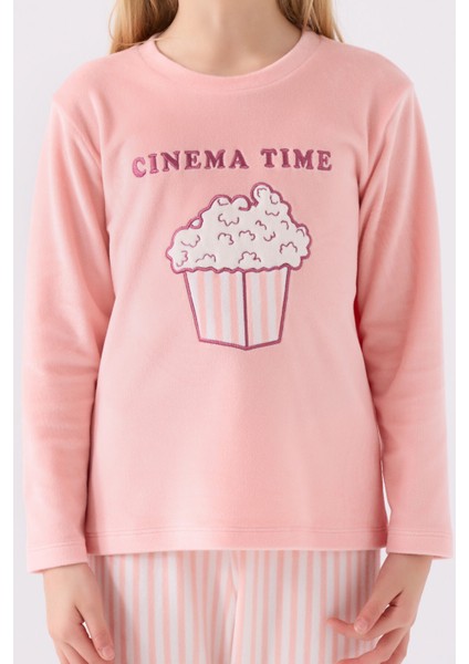 Kız Çocuk Uzun Kol Pijama Takım RP3479 Pembe fırsatları