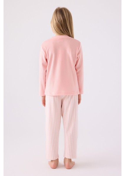 Kız Çocuk Uzun Kol Pijama Takım RP3479 Pembe indirimleri
