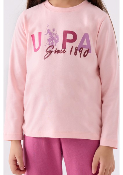 Kız Çocuk Pembe Uzun Kol Pijama Takım fırsatları