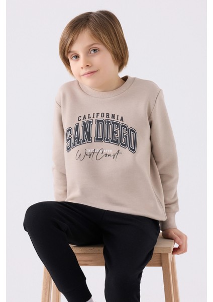 Erkek Çocuk Koyu Krem Eşofman Takımı fiyatları