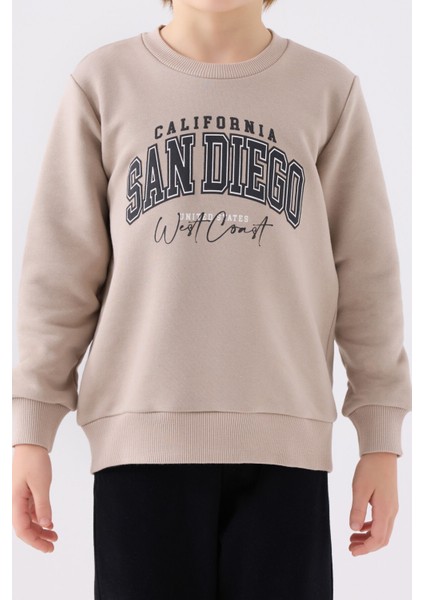 Erkek Çocuk Koyu Krem Eşofman Takımı fırsatları