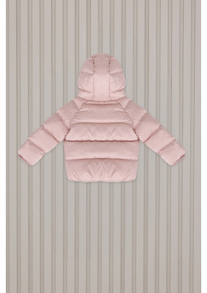 Kız Bebek Bebek Mont USB2189 Pembe