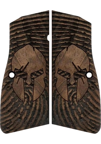 Brownıng Hp Ceviz Ağacı Tabanca Kabzesi Gladyatör Temalı T134