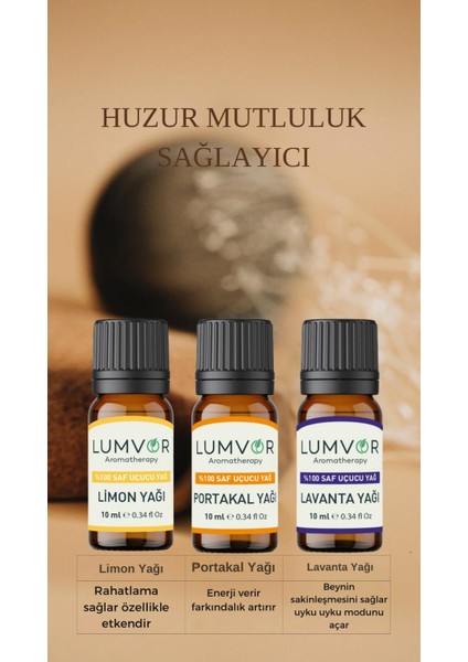 Huzur Mutluluk Sağlayıcı 3'lü Set (30ml)