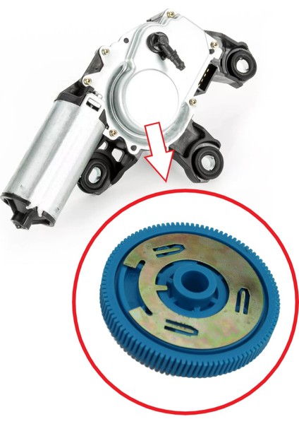 Volkswagen Polo 3 1994-2001 Arka Cam Silecek Motor Dişlisi Saclı indirimleri
