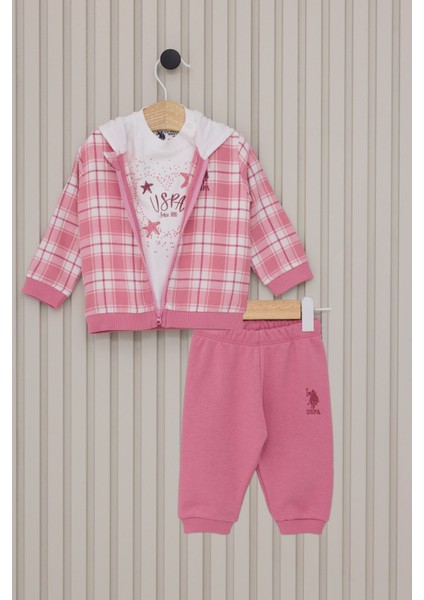 Kız Bebek 3'lü Takım Usb2140 Krem