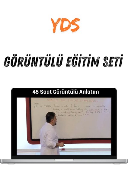 Enine Boyuna Eğitim YDS Hazırlık Eğitim Seti (6 Kitap - 45 Saat Anlatım)