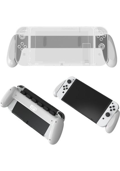 Jys JYS-NS217 Kaymaz Kol Standı Nintendo Switch OLED Oyun Konsolu Için Joypad Denetleyici El Tutacağı - Beyaz (Yurt Dışından)