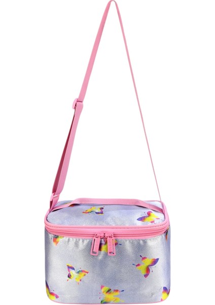 Kelebek Baskılı Su Geçirmez Beslenmeli ve Kalemlikli Ortopedik 3 Bölmeli Okul Çantası 3'lü Set fırsatları