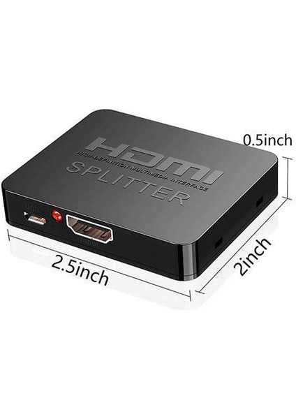 2 Port HDMI Switch Splitter Ekran Çoklayıcı Çoğaltıcı