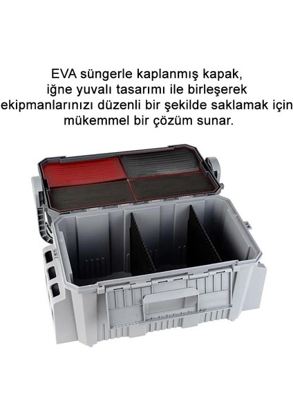 Çift Katlı Ekstra Dayanıklı Profesyonel Balıkçı Kutu Çanta 19,5l - Mavi