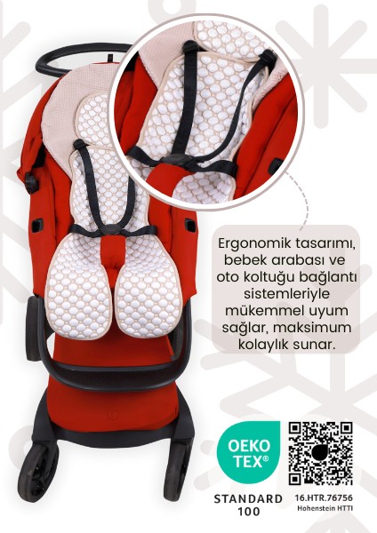 Iceberg Bebek Oto Koltuk Minderi, Soğutma Etkili Puset Minderi, Emniyet Kemeri Sistemlerine Uygun Yenilikçi 4d Kumaş fırsatları