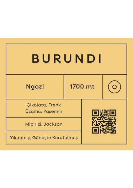 Burundi Filtre Kahve - 250 gr fiyatları