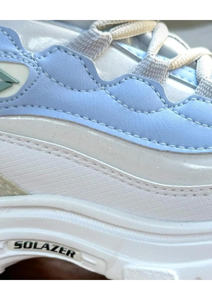 Kadın Bağcıklı Triko Spor Ayakkabı-Mor fırsatları