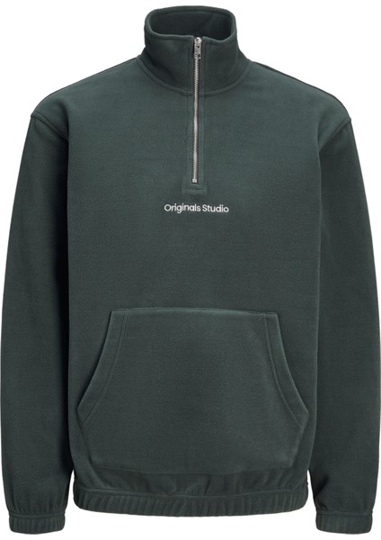 Erkek Fermuar Yakali Polar Sweatshirt - Vesterbro