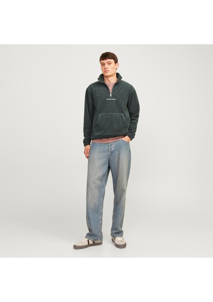 Erkek Fermuar Yakali Polar Sweatshirt - Vesterbro fırsatları