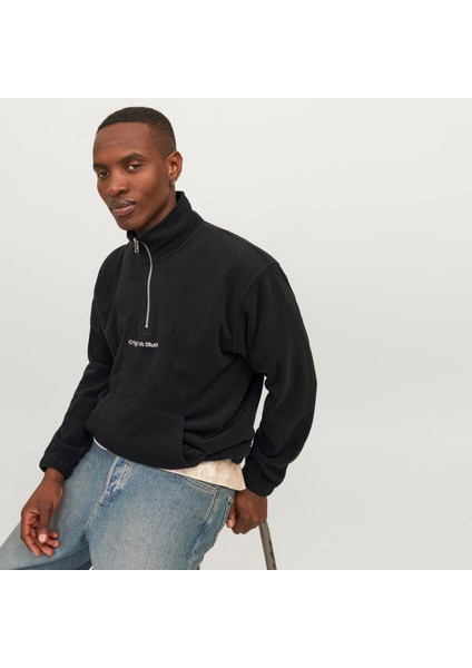Erkek Fermuar Yakali Polar Sweatshirt - Vesterbro modelleri
