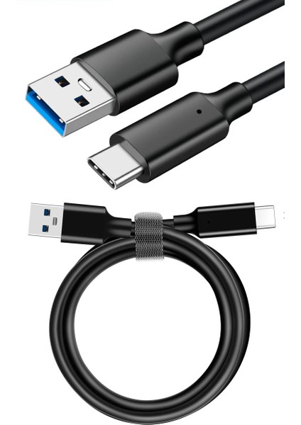 Elektronik Type-C 2.1A Şarj ve Data Kablosu 1 mt