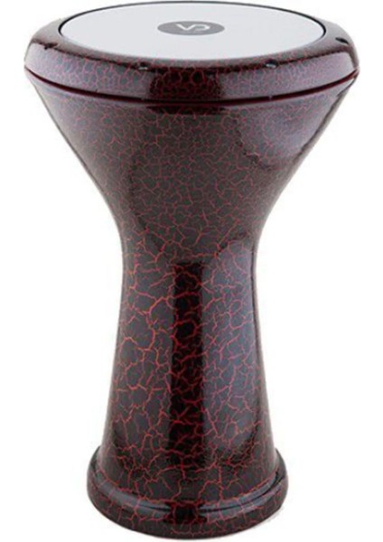 VD-3040 Çömlek Darbuka Çatlak Boyalı Kırmızı