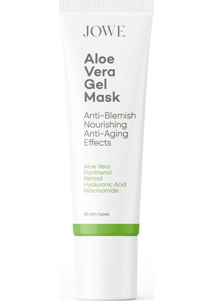 Aloe Vera Özü Gençleştirici ve Aydınlatıcı Jel Maske - 40 ml