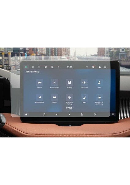 Skoda Kodiaq 13 Inç Mat Ekran Koruyucu Multimedya Şeffaf