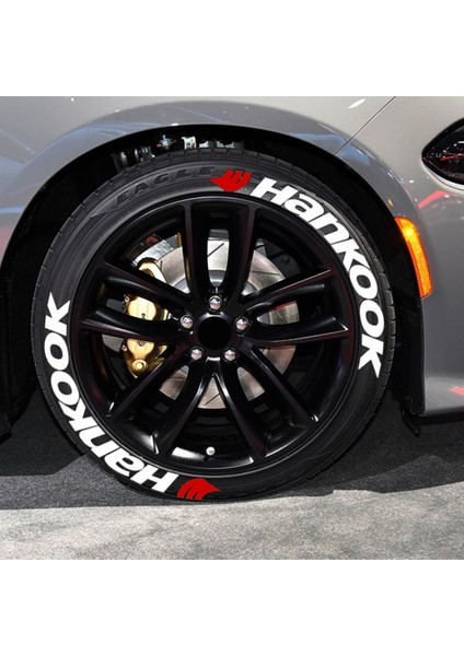 Hankook Lastik Yazısı 2.5 cm Orijinal Kauçuk 3D Lastik Sticker