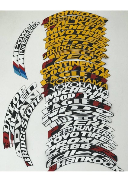 Speedhunter Motosiklet Araç Oto Lastik Yazısı Sticker Arma 4 Adet 2.5 cm