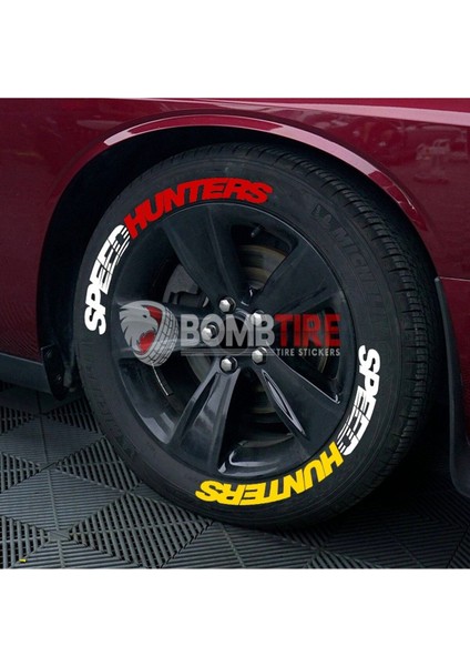 3D Lastik Yazısı Speedhunter 2.5 cm Orijinal Ürün 4 Adet Solmaz Araç Motorsiklet Lastik Stiker modelleri