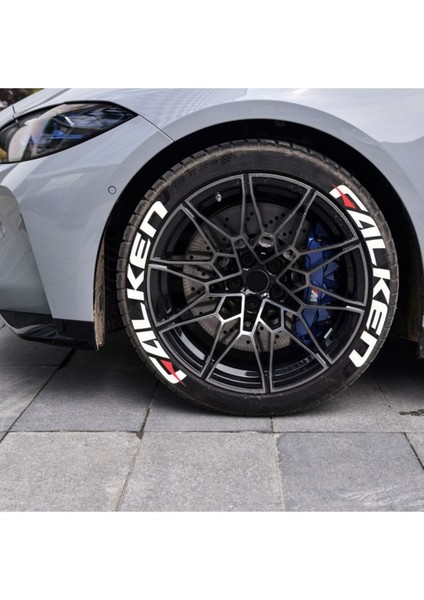 Falken Beyaz Lastik Yazısı 4 Adet 2.5 cm Otomobil Motosiklet Lastik Jant Arma Sticker Bombtire modelleri
