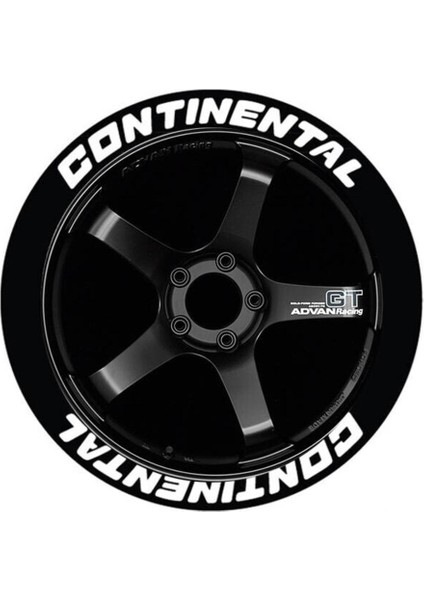 Continental Beyaz Lastik Yazısı 8'li