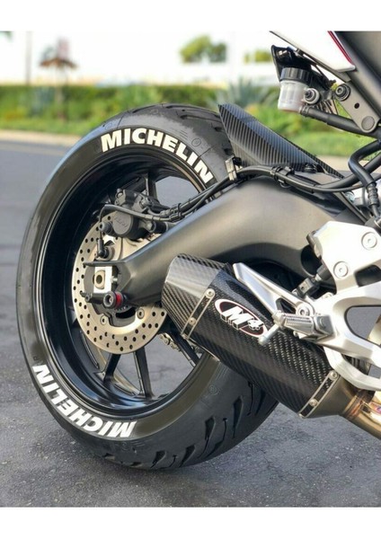 Lastik Yazısı Michelin Orijinal Ürün 4 Adet Motorsiklet ve Araba Sticker ®
