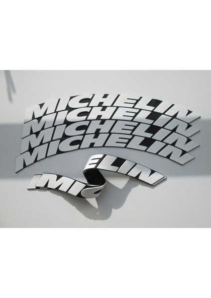 Lastik Yazısı Michelin Orijinal Ürün 4 Adet Motorsiklet ve Araba Sticker ®