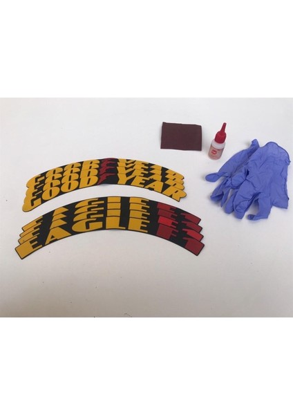 Eagle F1 Sarı Kalıcı Lastik Yazısı Good Year Eagle F1 Sticker 4 Kit fiyatları