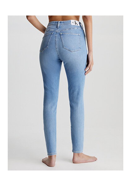 High Rise Super Skinny Ankle Jean Pantolon