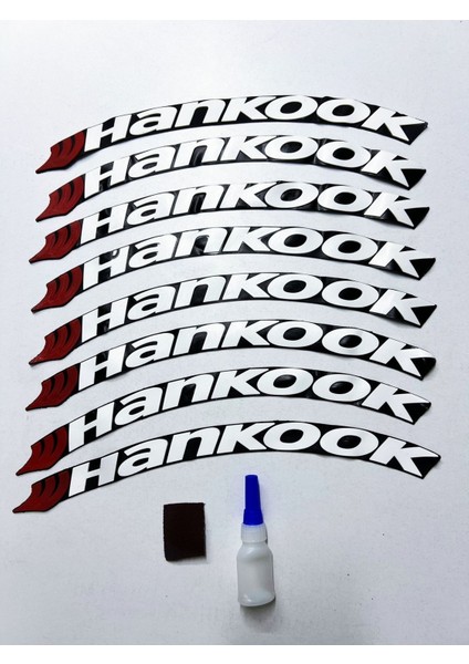 Hankook Lastik Yazısı Motosiklet ve Otomobil Sticker Arma Bombtire