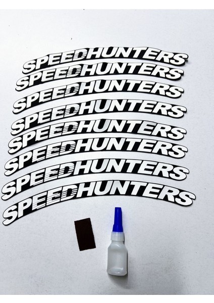 Speed Hunters Lastik Yazısı Motosiklet ve Otomobil Speedhunte Lastik Yazısı Sticker