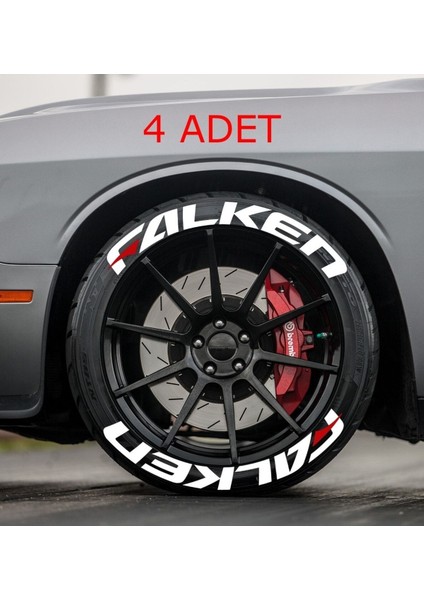 Falken Lastik Yazısı Motor ve Araç Lastik Sticker fiyatları