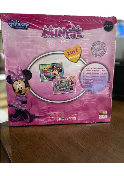 Disnep Channel Minnie Jigsaw 2 In 50 Parça Puzzle