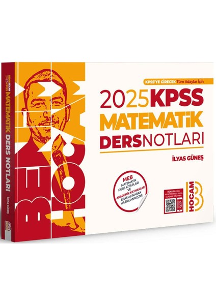 Benim Hocam Yayınları 2025 KPSS Matematik Ders Notları