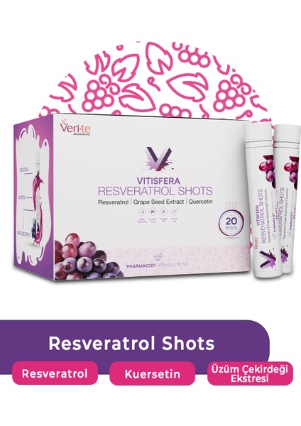 Resveratrol Shot Orman Meyveleri Aromalı 20 x 25 ml