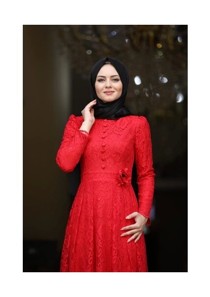 Ahunisa Henna Abiye Kırmızı 5646 fırsatları