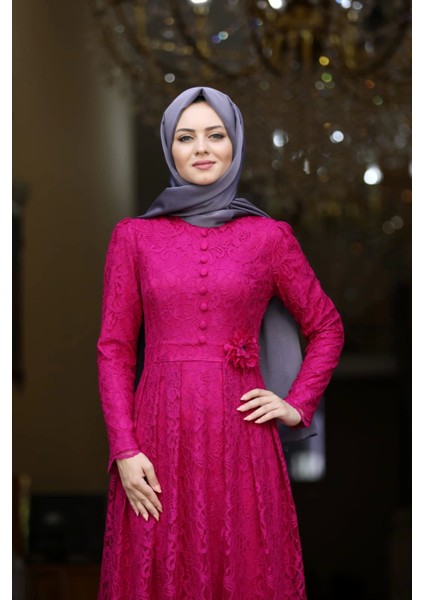 Ahunisa Henna Abiye Fuşya 5646