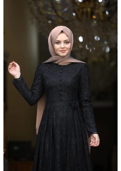 Ahunisa Henna Abiye Siyah 5646